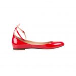 Patent Leather Ballerina Flats with Strap by Valentino - Le Dressing Monaco