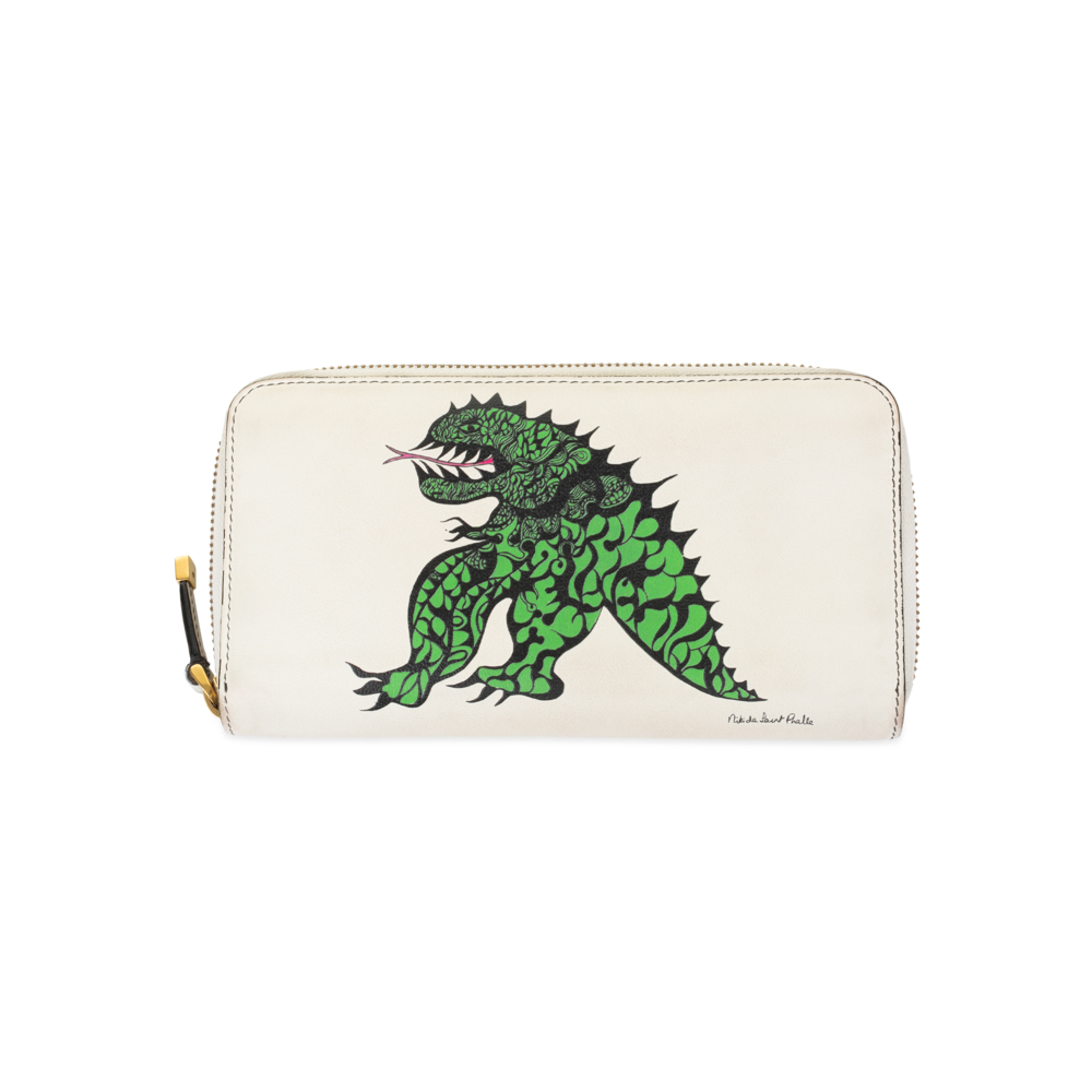 White Niki de Saint Phalle Dinosaure Wallet by Christian Dior - Le Dressing Monaco