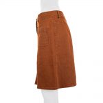 Rust Mini Jeans Skirt by Chanel - Le Dressing Monaco