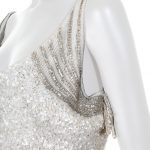 White Beaded Crop Top by Valentino - Le Dressing Monaco