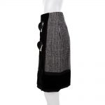 Two Big Buttoned Velvet Skirt by Dolce e Gabbana - Le Dressing Monaco