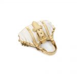 Canvas And Gold Leather Buckle Handbag by ouis Vuitton - Le Dressing Monaco