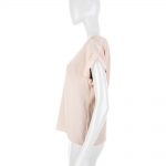 Nude Cap Sleeve Silk Top by Deitas - Le Dressing Monaco