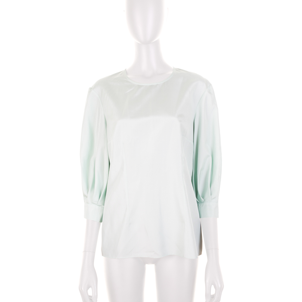 Pastel Green Silk Shirt by Deitas - Le Dressing Monaco