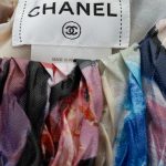 Ocean Life Print Ruffled Dress Pearl Belt by Chanel - Le Dressing Monaco
