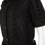 Black Knitted Transparent Cardigan Dress by Chanel - Le Dressing Monaco
