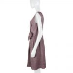 Lilac Brocart Mini Dress With Bow by Nina Ricci - Le Dressing Monaco