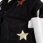 Black Jeans Waist Coat Sequin Stars by Valentino - Le Dressing Monaco