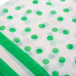 Transparent Silk Scarf Green Dots by Christian Dior - Le Dressing Monaco