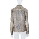 Crackled Effect Leather Jacket by Chanel - Le Dressing Monaco