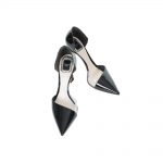 Black Patent Leather and Plastic Pump by Christian Dior - Le Dressing Monaco