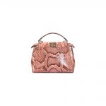 Mini Nappa Shiny Python Peekaboo Handbag by Fendi - Le Dressing Monaco