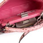 Mini Nappa Shiny Python Peekaboo Handbag by Fendi - Le Dressing Monaco