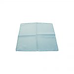 &Plain Turquoise Silk Pocket Square by Hermès - Le Dressing Monaco
