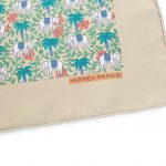 Elephants Silk Pocket Square by Hermès - Le Dressing Monaco