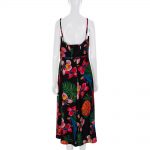Flower Print Long Strap Silk Dress by Valentino - Le Dressing Monaco
