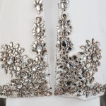 Crystal Ornamented Grey Wool Jacket by Gianfranco Ferre - Le Dressing Monaco