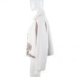 Crystal Ornamented Grey Wool Jacket by Gianfranco Ferre - Le Dressing Monaco