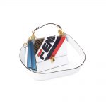 White Blue Red Fila Mania Logo Leather Bag by Fendi - Le Dressing Monaco