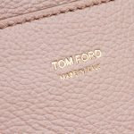Pink Gold Zipped Leather Flap Shoulder Bag by Tom Ford - Le Dressing Monaco