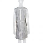 Grey Denim Zipped Cotton Dress by Chanel - Le Dressing Monaco