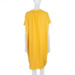 Yellow Silk Under Dress and Dress by Loro Piana - Le Dressing Monaco