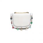 Ivory Lucky Rockstud Charm Leather Bag by Valentino - Le Dressing Monaco