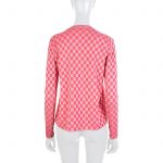 Pink Heart Checkered Twin Set by Akris - Le Dressing Monaco