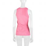Pink CC Knitted Tank Top by Chanel - Le Dressing Monaco