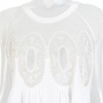 Off White Lace Embellished Top by Chloe - Le Dressing Monaco
