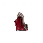 Kan I Bow Detail Red Leather Shoulder Bag by Fendi - Le Dressing Monaco
