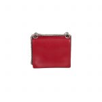 Kan I Bow Detail Red Leather Shoulder Bag by Fendi - Le Dressing Monaco