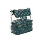 Crumpled Calfskin PVC Quilted Leather Backpack by Chanel - Le Dressing Monaco
