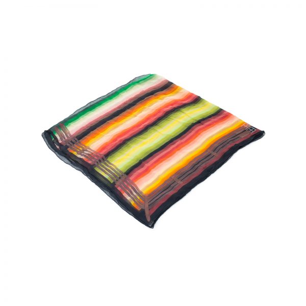 Sangles Et Etrivieres Multicolored Silk Scarf by Hermès - Le Dressing Monaco