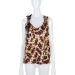 Leopard Printed And Polka Dot Bow Top by Louis Vuitton - Le Dressing Monaco