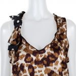 Leopard Printed And Polka Dot Bow Top by Louis Vuitton - Le Dressing Monaco