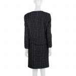 Black White Stripped Skirt Suit by Chanel - Le Dressing Monaco