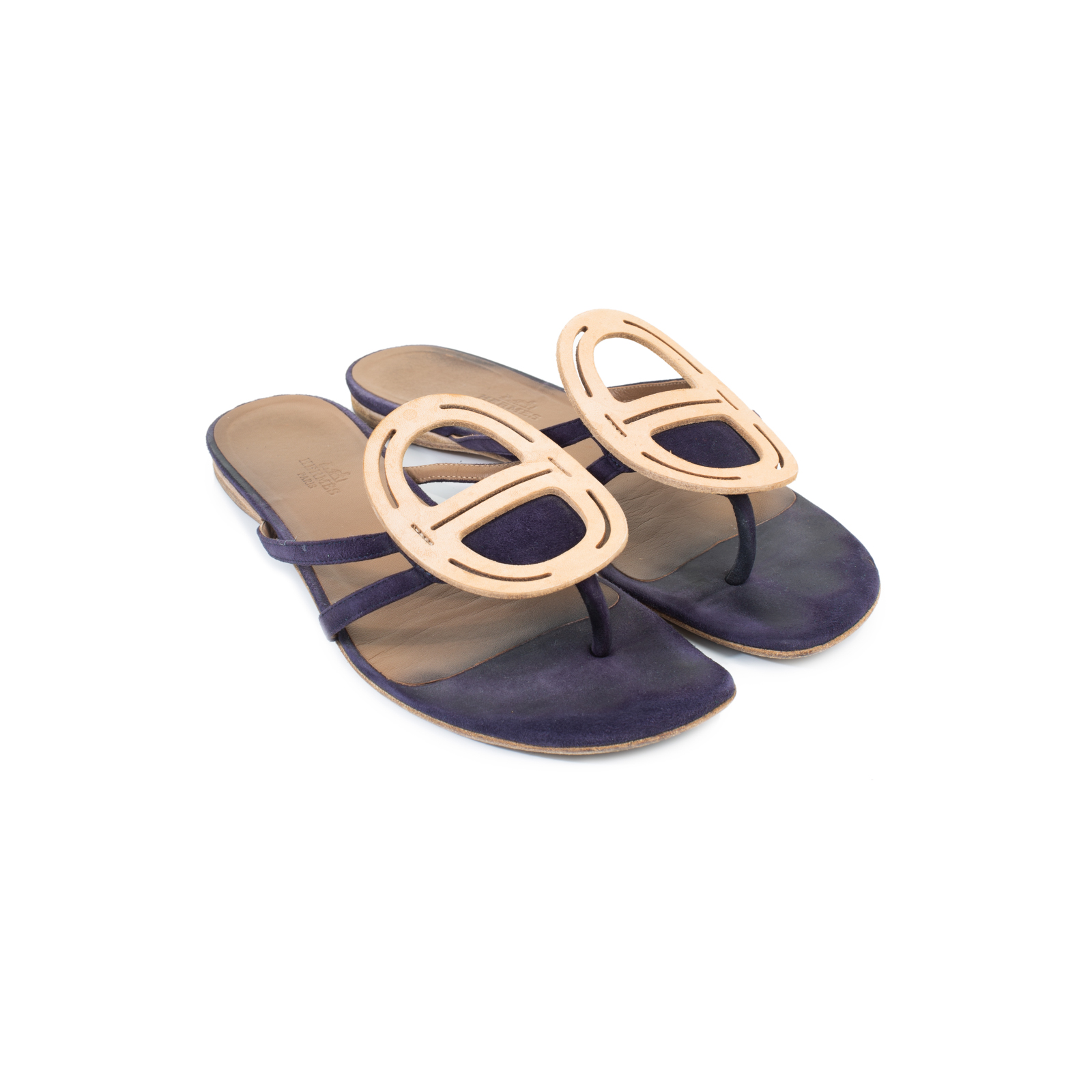 Galet Chaine D'Ancre Flat Sandals by Hermes - Le Dressing Monaco