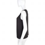 Black Sleevless Silk Top by Chanel - Le Dressing Monaco