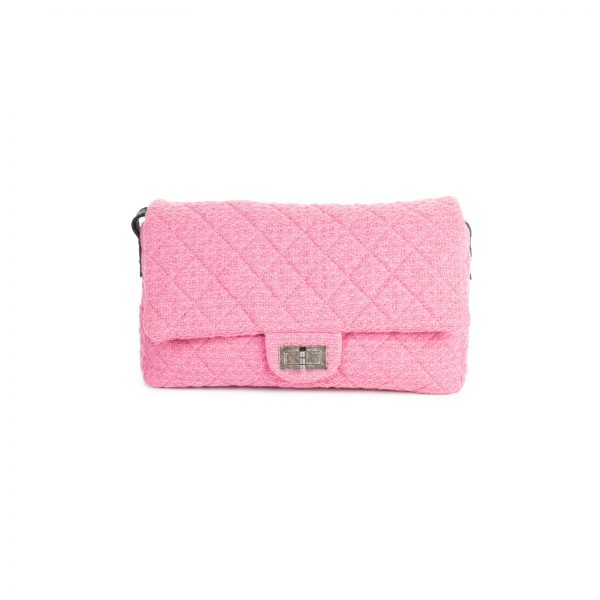 Pink Tweed Reissue Crossbody Flap Bag by Chanel - Le Dressing Monaco