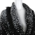 Hoarfrost Black Cashmere Cardigan by Alanui - Le Dressing Monaco