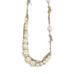 CC Faux Pearl Twisted Necklace by Chanel - Le Dressing Monaco