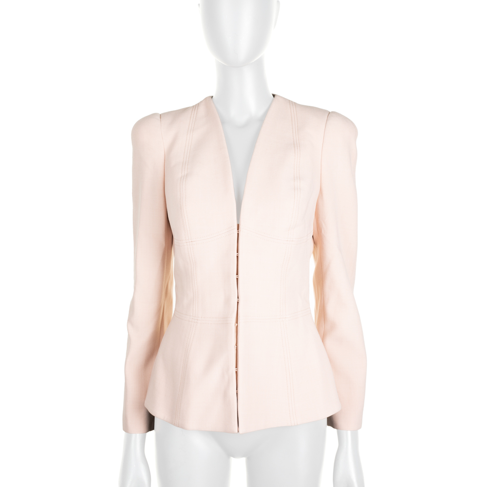 Light Pink Zipped Jacket by Alexander McQueen - Le Dressing Monaco