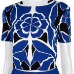 Blue White Flower Skirt Top by Alexander McQueen - Le Dressing Monaco