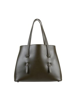 Kaki Silver Chain Mini Tote Bag by Alaïa- Le Dressing Monaco