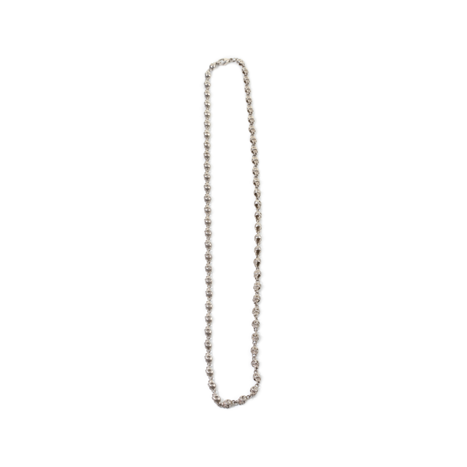 Sterling Silver Skull Chain Necklace by Jade Jagger - Le Dressing Monaco