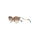 Brown Crystal Embellished Sunglasses by Fendi - Le Dressing Monaco