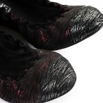 Black Fushia Cap Toe Ballet Flats by Chanel - Le Dressing Monaco