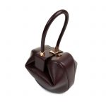 Bordeaux Calf Leather Nina Bag by Gabriela Heart - Le Dressing Monaco