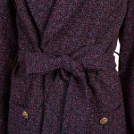 Purple Lurex Belted Jacket by Chanel - Le Dressing Monaco